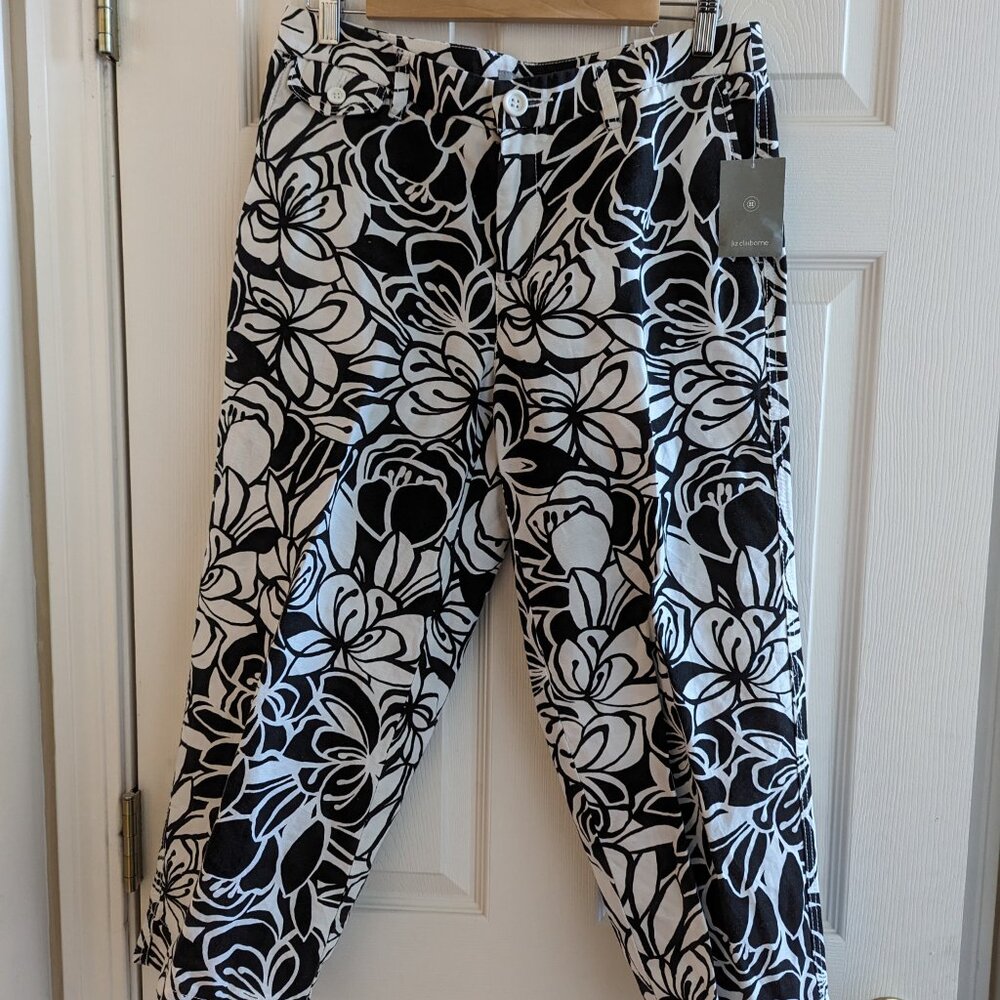 Linen/Cotton Cropped Pants Size 10 - NWT